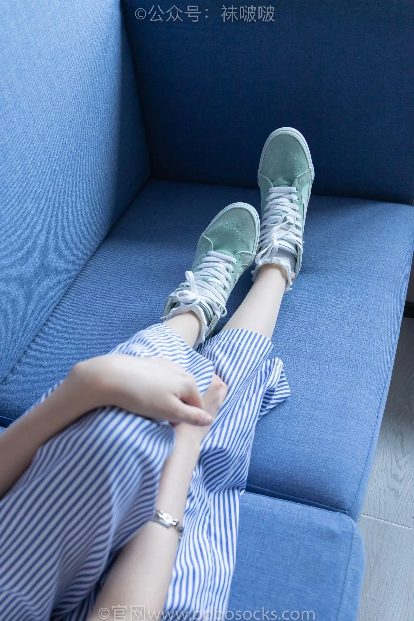 [BoBoSocks袜啵啵]NO.027 稚予- vans、白色棉袜、肉丝 [136P]插图5
